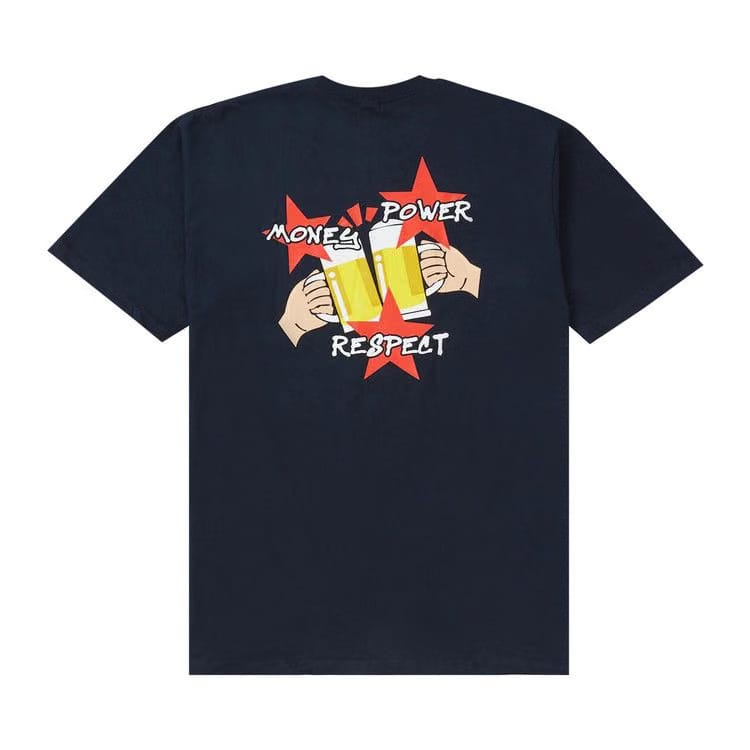 Supreme Money Power Respect T-Shirt Navy