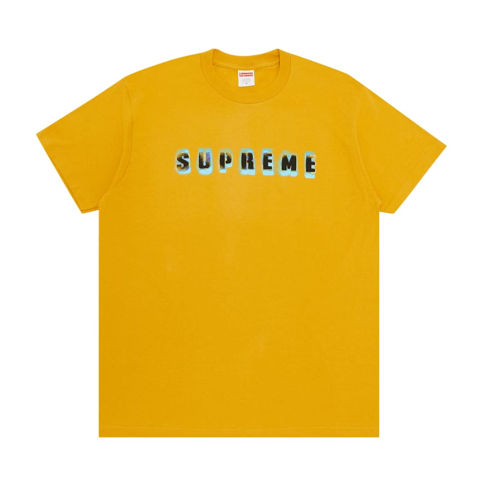 Supreme Stencil T-Shirt Mustard