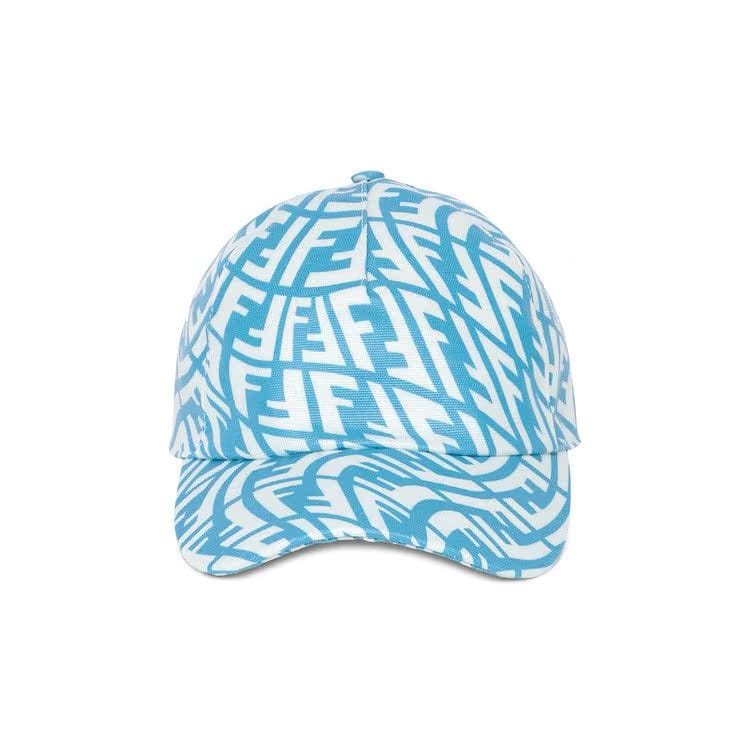 Fendi x Sarah Coleman FF Logo Cap Cyber Blue/Bianco