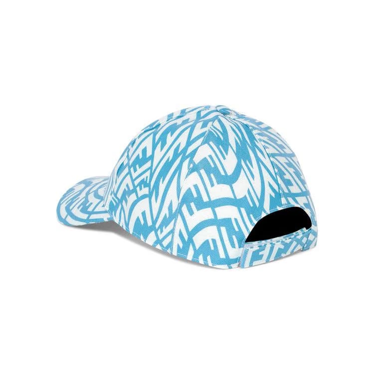 Fendi x Sarah Coleman FF Logo Cap Cyber Blue/Bianco