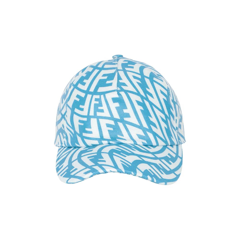 Fendi x Sarah Coleman FF Logo Cap Cyber Blue/Bianco