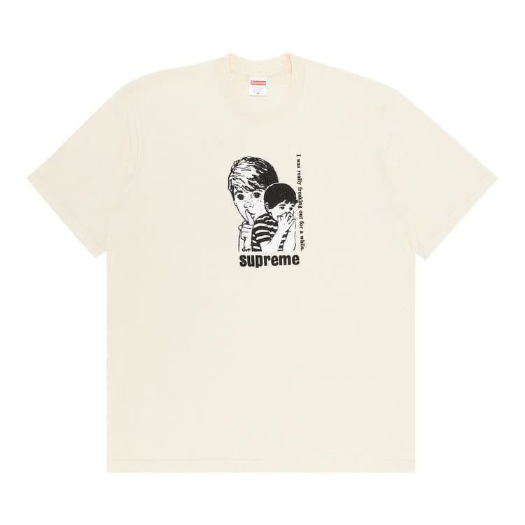 Supreme Freaking Out T-Shirt Natural