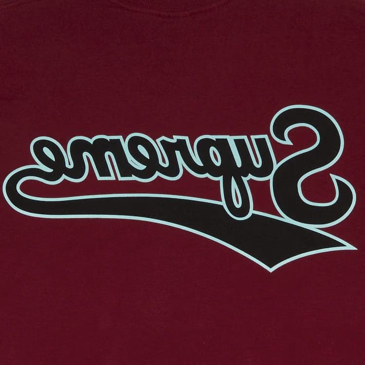 Supreme Backwards T-Shirt Cardinal