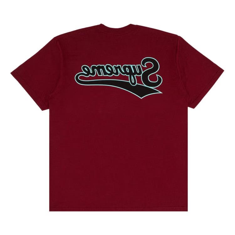 Supreme Backwards T-Shirt Cardinal