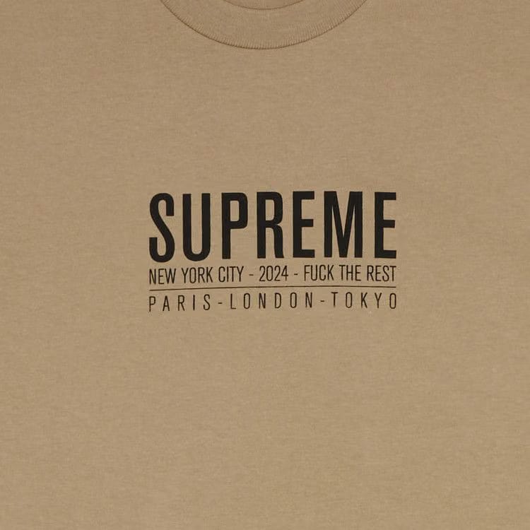 Supreme Paris T-Shirt Khaki