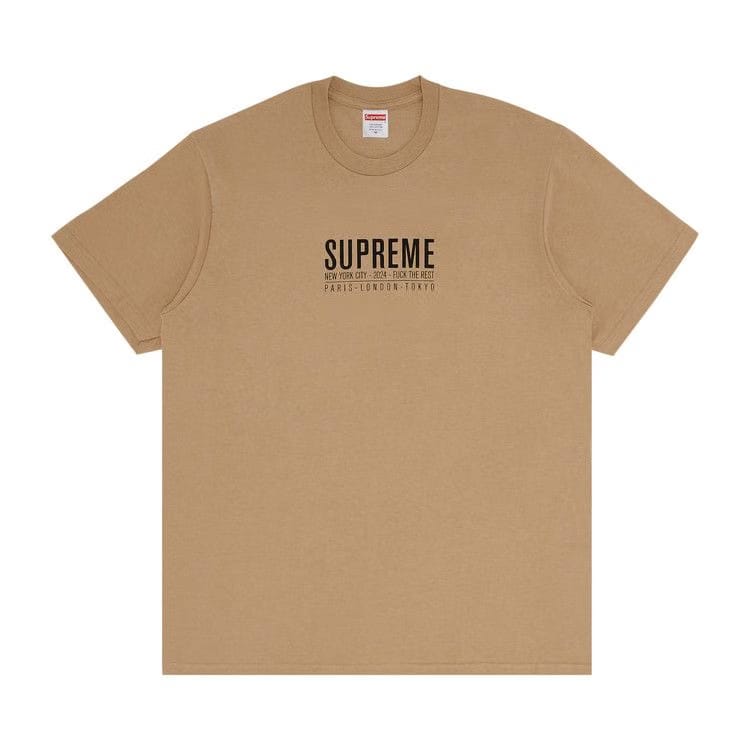 Supreme Paris T-Shirt Khaki