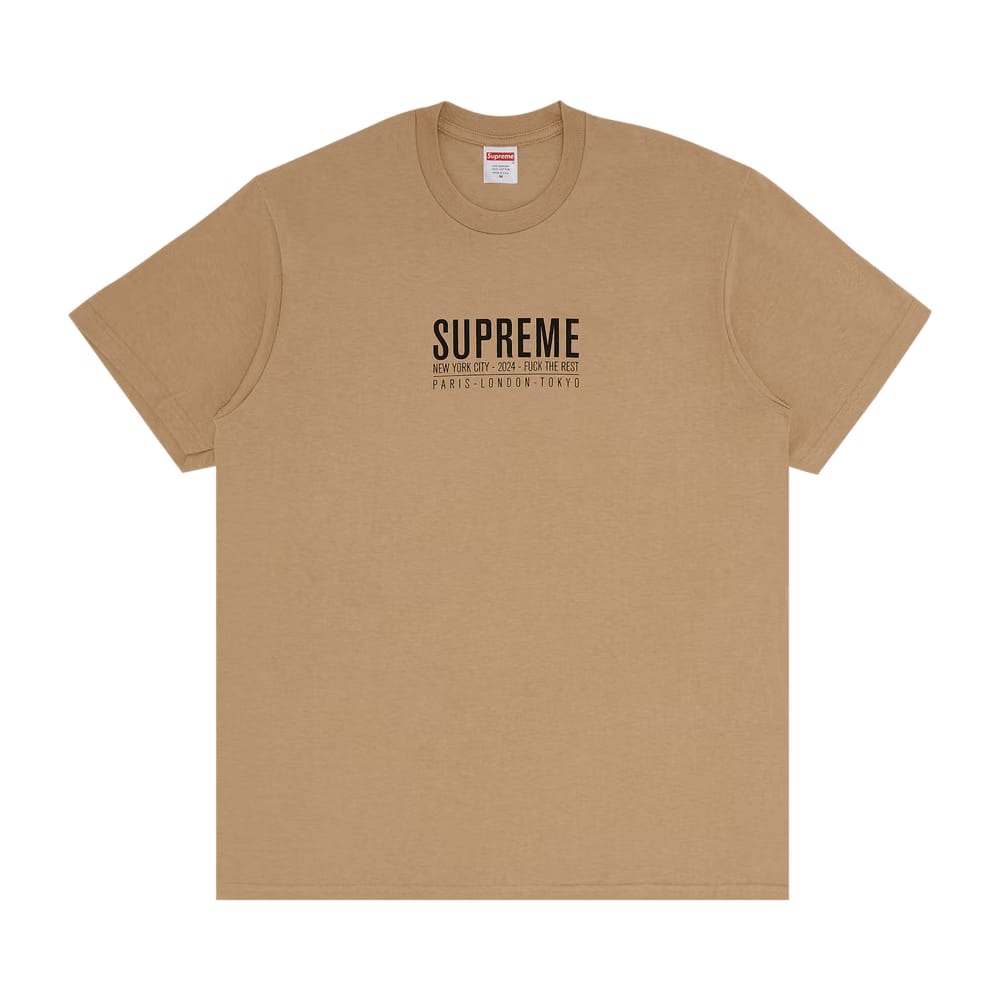 Supreme Paris T-Shirt Khaki