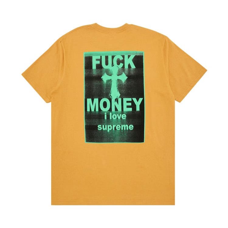 Supreme Fuck Money T-Shirt Mustard