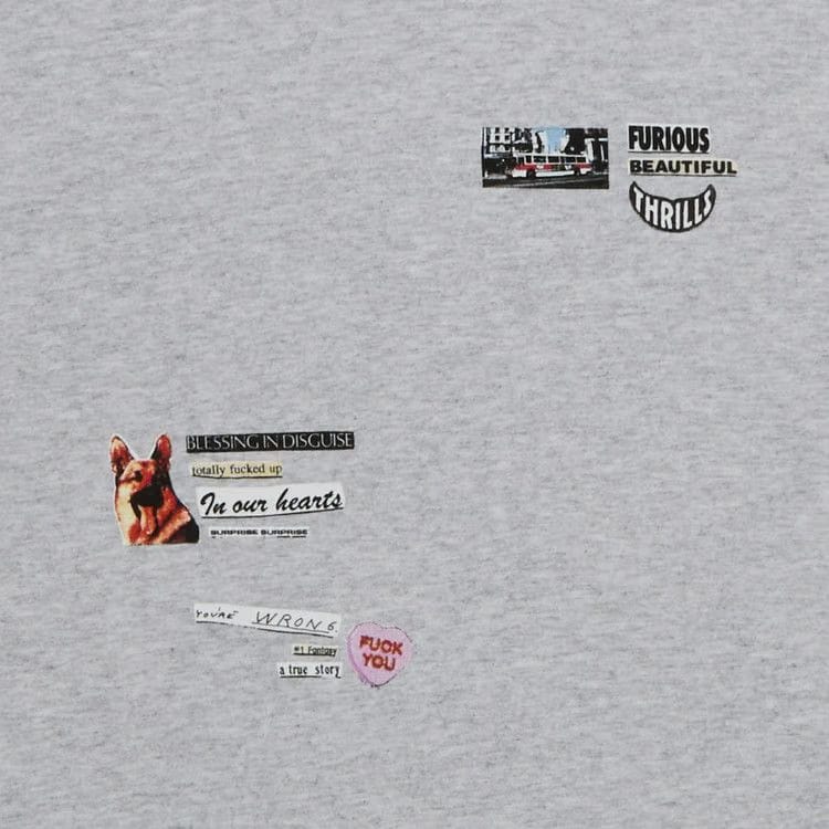 Supreme Upset T-Shirt Ash Grey