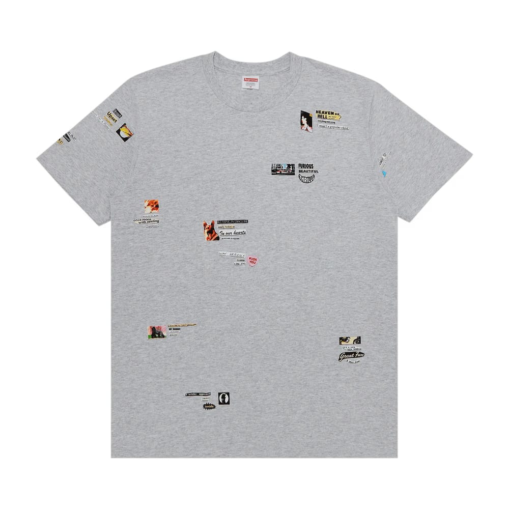 Supreme Upset T-Shirt Ash Grey