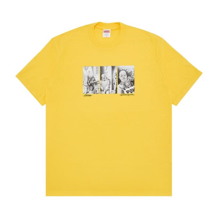 Supreme Mister Cartoon Pow T-Shirt Yellow