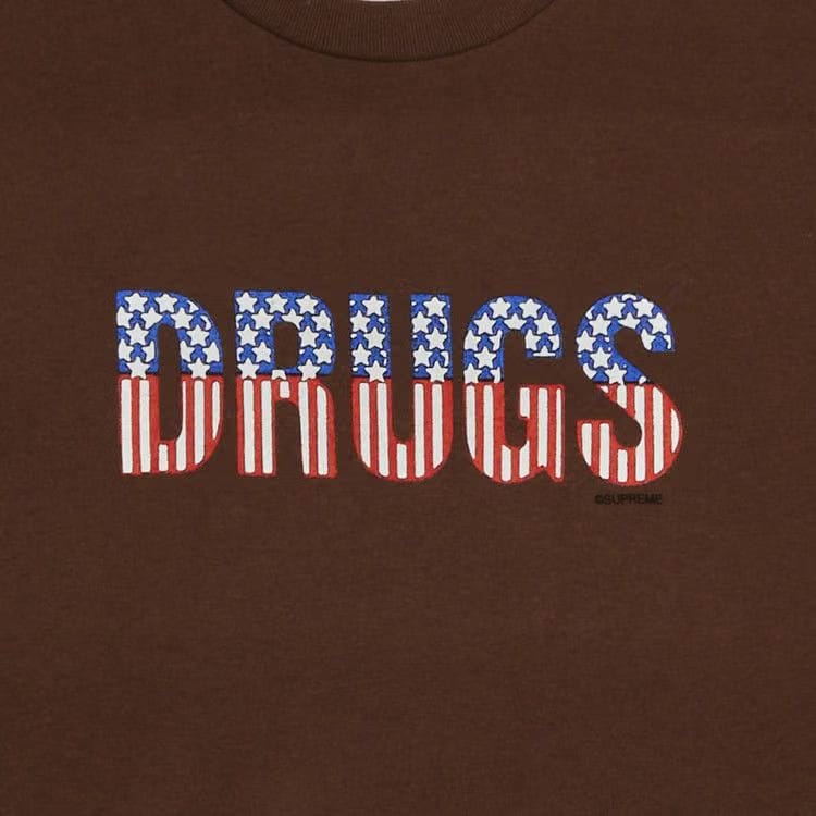 Supreme Drugs T-Shirt Brown