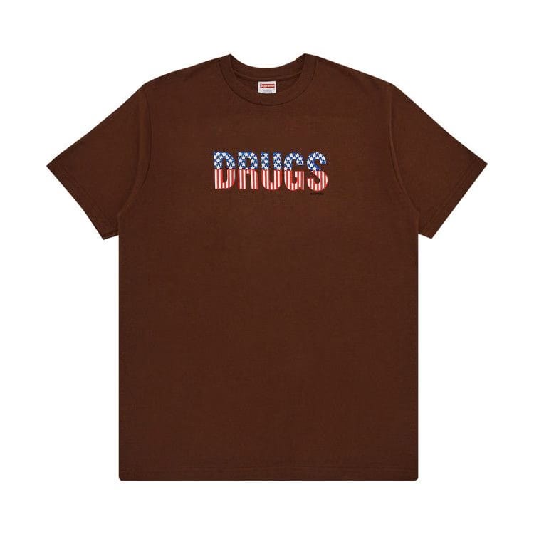 Supreme Drugs T-Shirt Brown