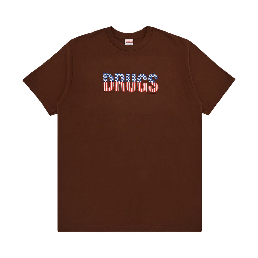 Supreme Drugs T-Shirt Brown