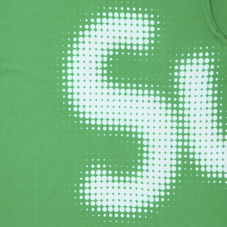 Supreme Halftone Shorts-Sleeve Top Bright Green