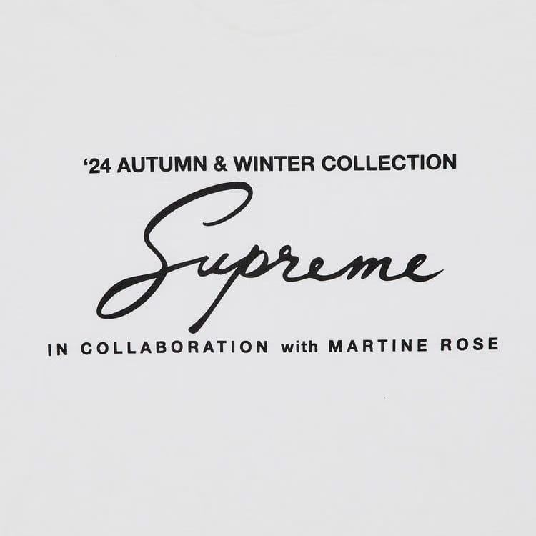 Supreme x Martine Rose T-Shirt White