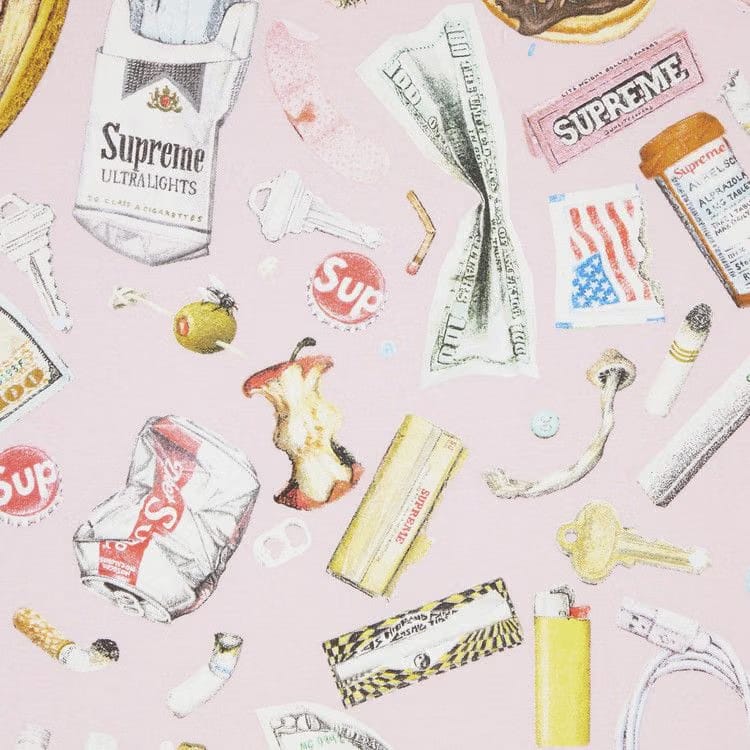 Supreme Trash T-Shirt Light Pink