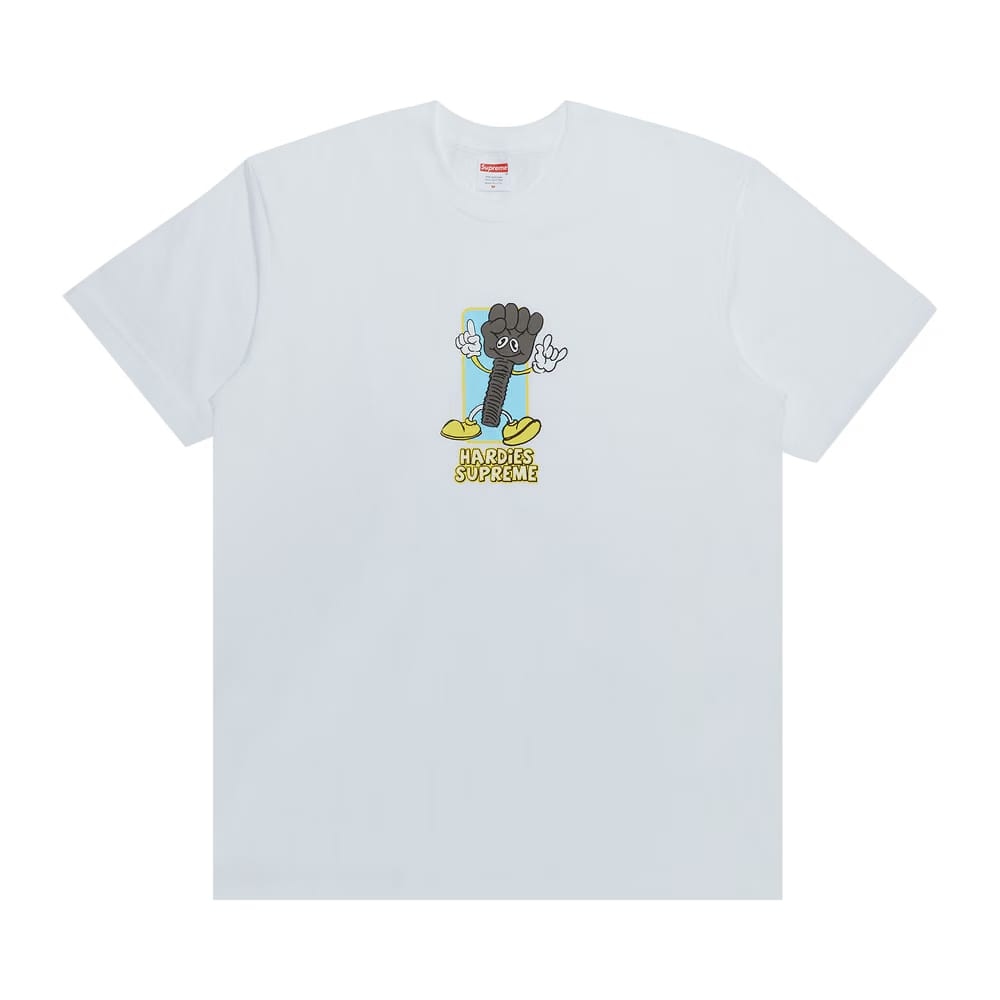 Supreme x Hardies Bolt T-Shirt White