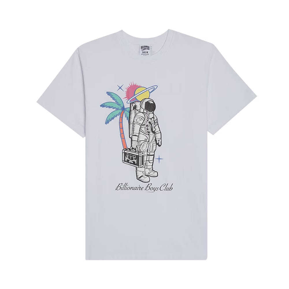 Billionaire Boys Club BB Island Shorts-Sleeve T-Shirt White