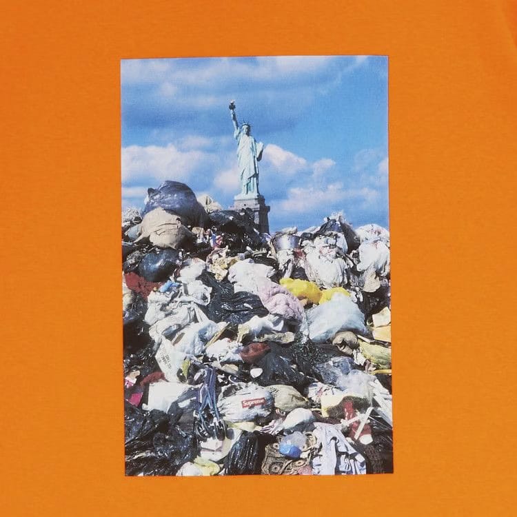 Supreme Trash T-Shirt Orange