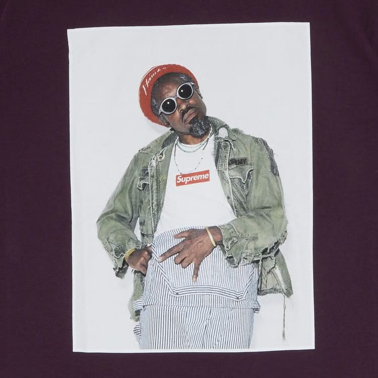 Supreme André 3000 T-Shirt Eggplant
