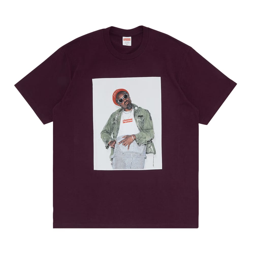 Supreme André 3000 T-Shirt Eggplant