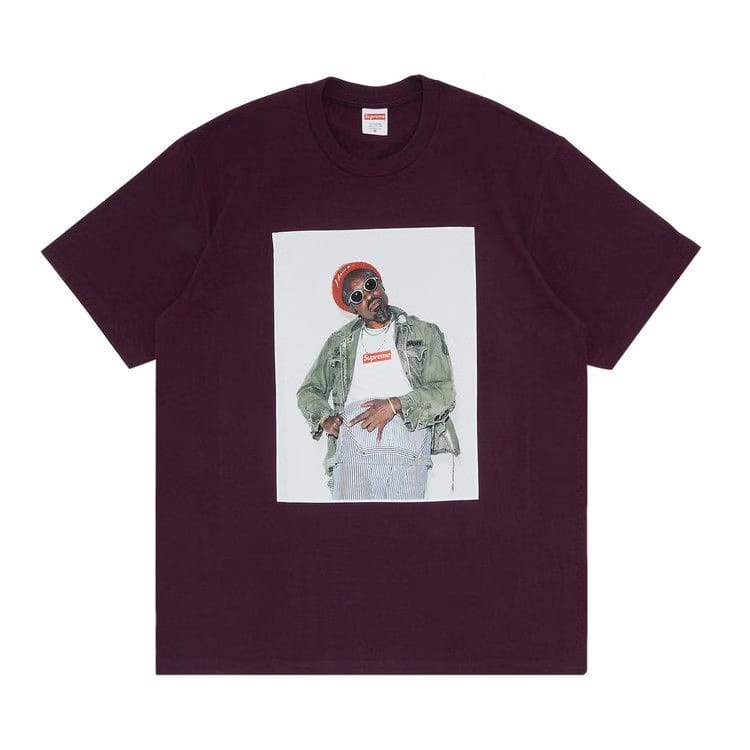 Supreme André 3000 T-Shirt Eggplant