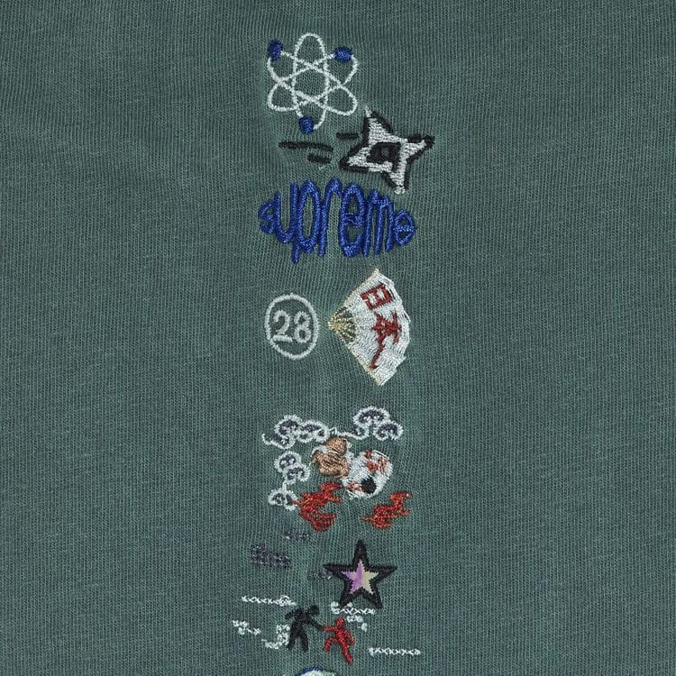 Supreme AOI Icons Long-Sleeve Top Dusty Green