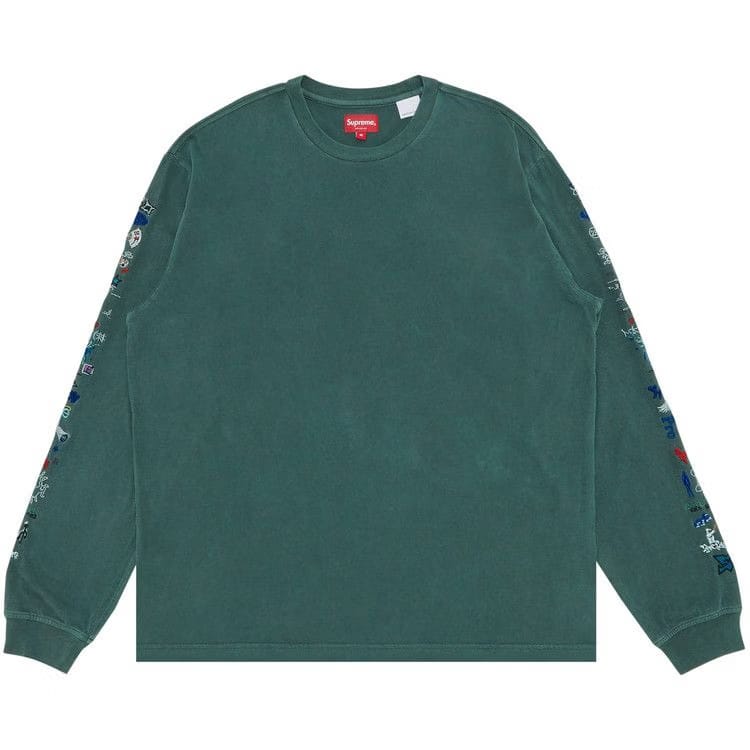 Supreme AOI Icons Long-Sleeve Top Dusty Green
