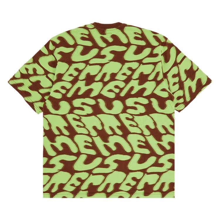 Supreme Stacked Intarsia Shorts-Sleeve Top Brown
