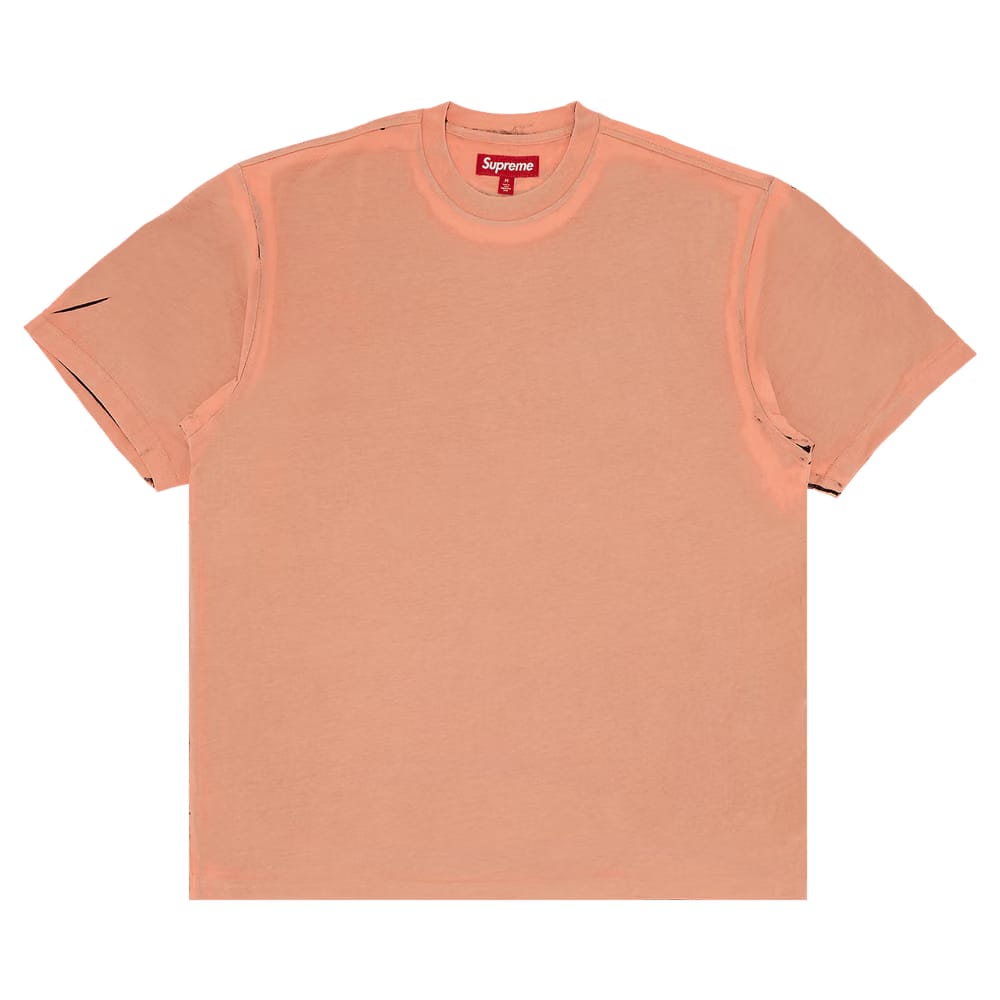 Supreme Discharge Shorts-Sleeve Top Coral