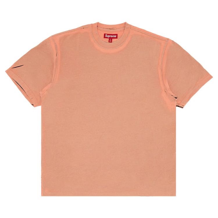 Supreme Discharge Shorts-Sleeve Top Coral