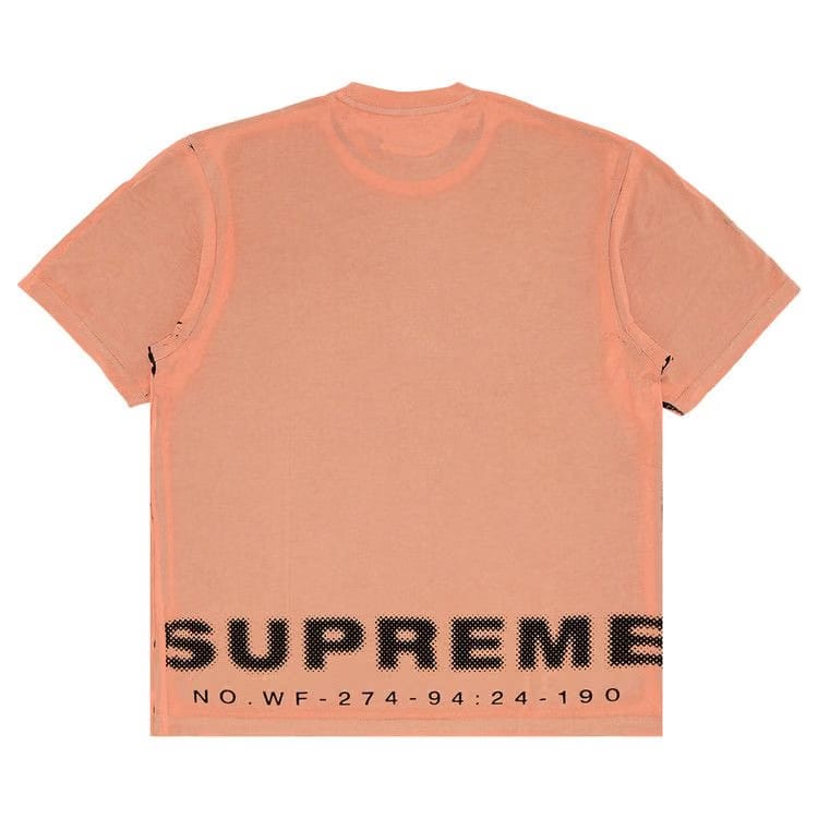 Supreme Discharge Shorts-Sleeve Top Coral
