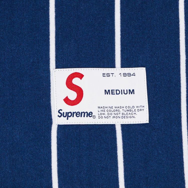 Supreme Stripe Raglan Long-Sleeve Top Navy