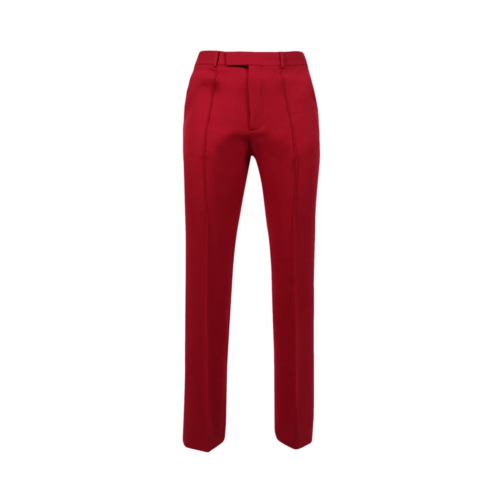 Gucci Fluid Drill Pants Red