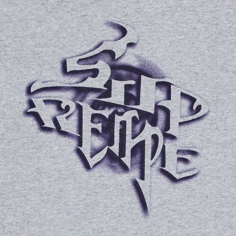 Supreme Smoke T-Shirt Heather Grey