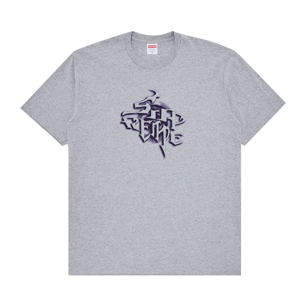 Supreme Smoke T-Shirt Heather Grey