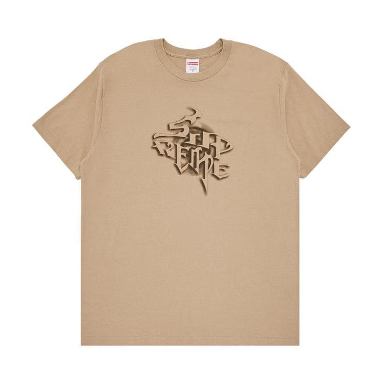 Supreme Smoke T-Shirt Khaki