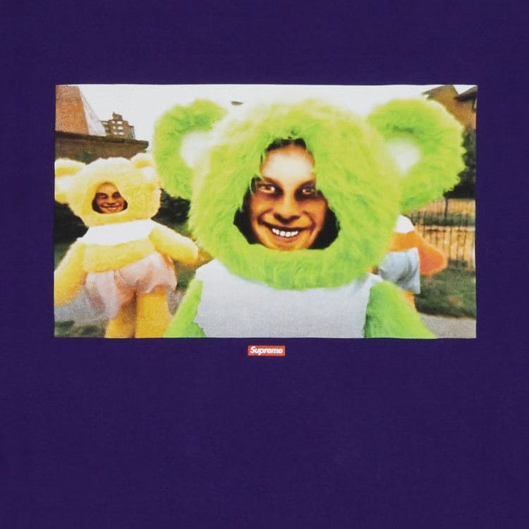 Supreme x Aphex Twin Donkey Rhubarb Long-Sleeve T-Shirt Purple