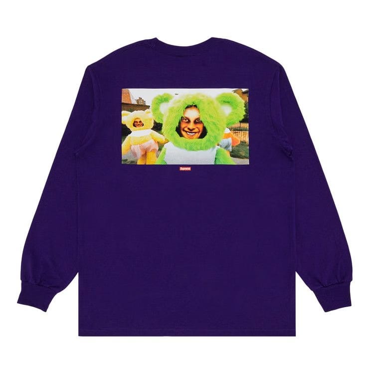 Supreme x Aphex Twin Donkey Rhubarb Long-Sleeve T-Shirt Purple