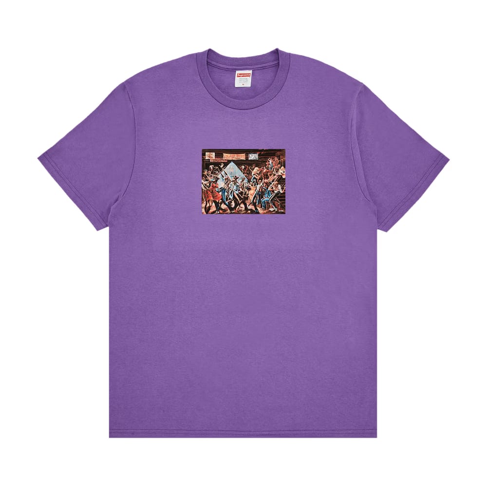 Supreme x Ernie Barnes T-Shirt Purple