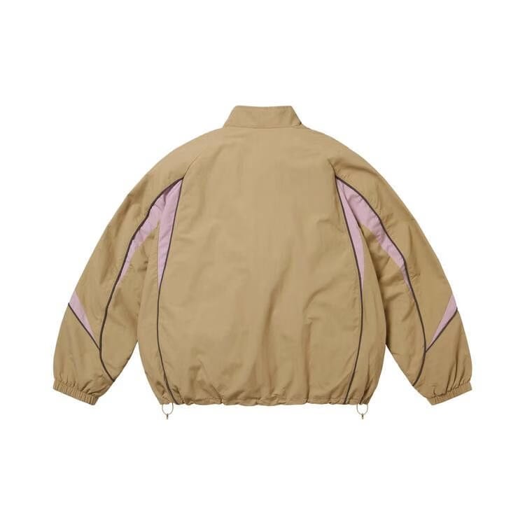 Supreme Contrast Piping Track Jacket Tan