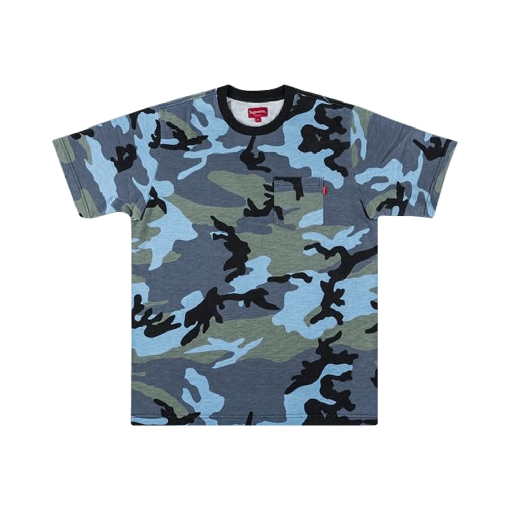 Supreme Shorts-Sleeve Pocket T-Shirt Camo