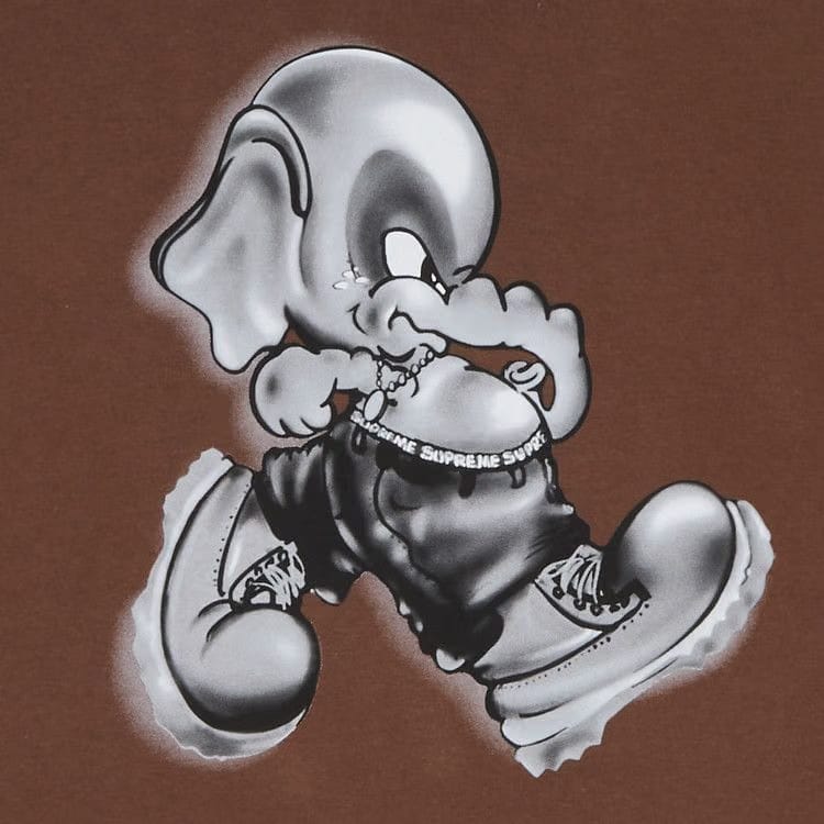Supreme Elephant T-Shirt Brown