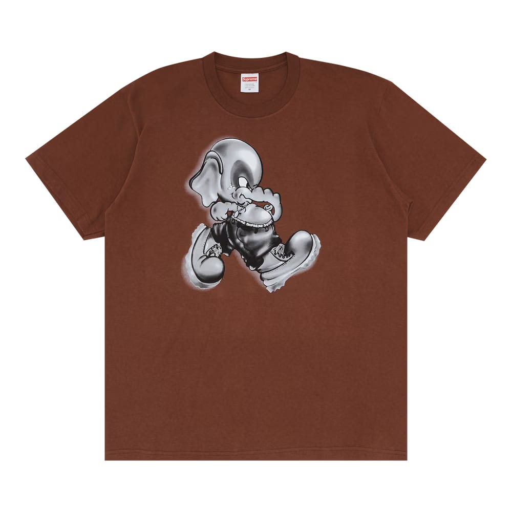 Supreme Elephant T-Shirt Brown