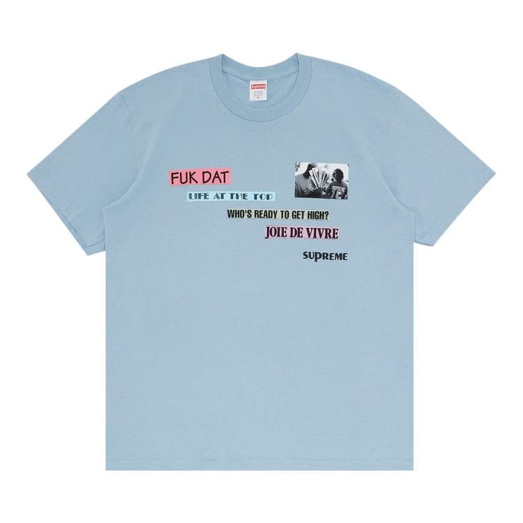 Supreme Joie De Vivre T-Shirt Dusty Blue