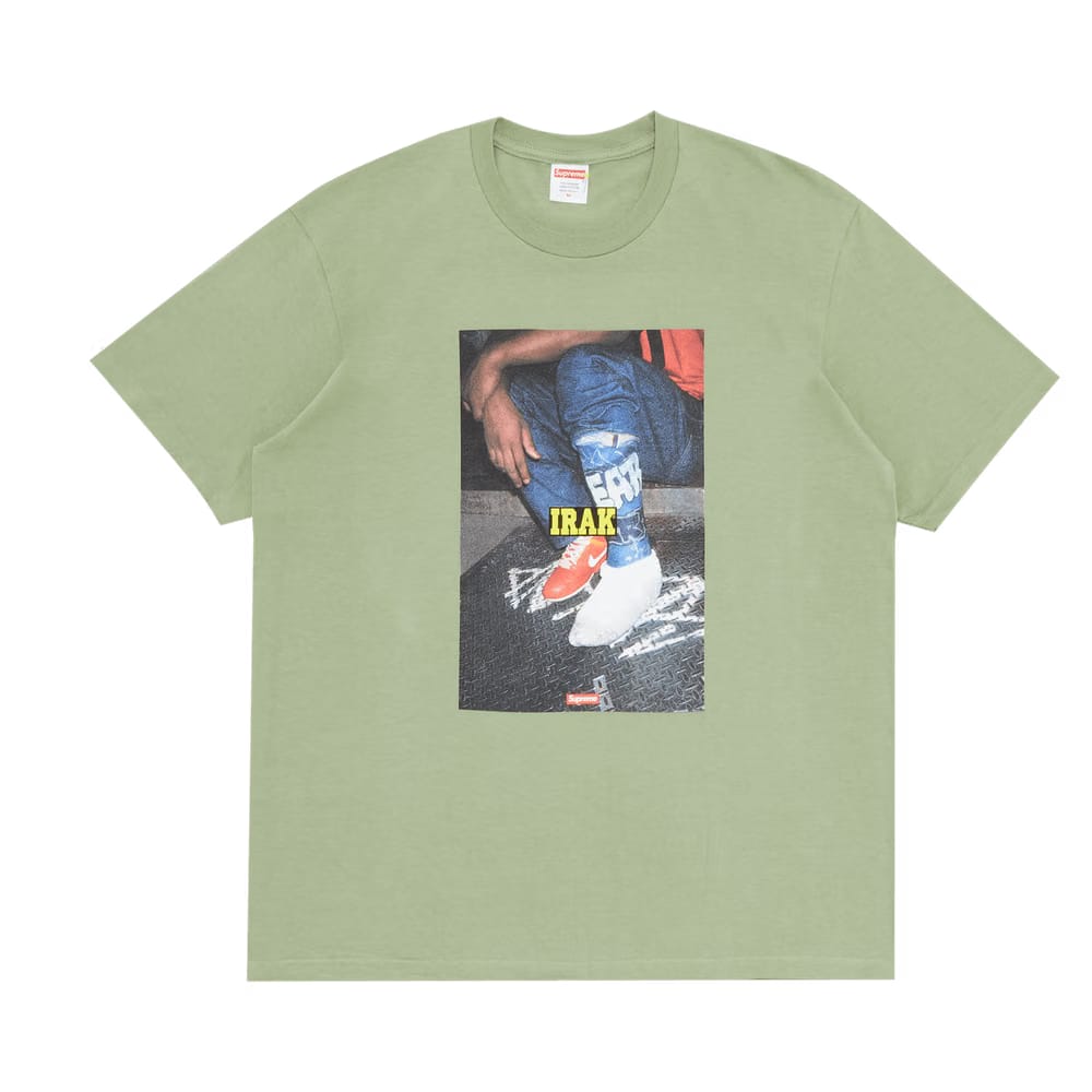 Supreme x IRAK Cast T-Shirt Light Olive