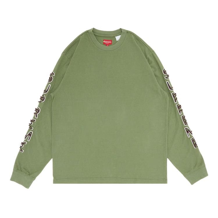 Supreme Cut Out Long-Sleeve Top Olive
