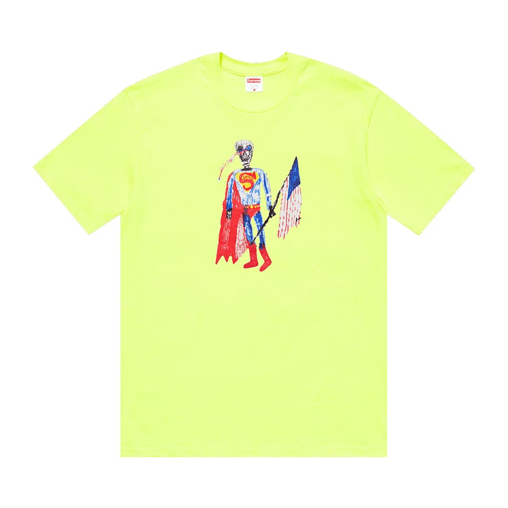 Supreme Skeleton T-Shirt Bright Yellow