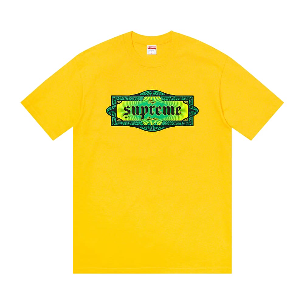Supreme Top Shotta T-Shirt Yellow
